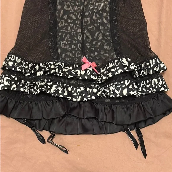 Victoria’s Secret NWT Black and White Leopard Print Bustier - Picture 7 of 7